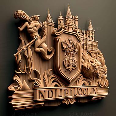 3D model Belgium  Kingdom of Belgium (STL)